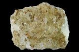Quartz Crystal Cluster with Calcite - Morocco #137139-1